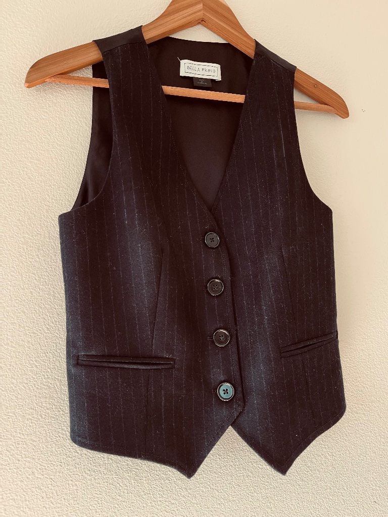 Bella Freud Chrissy Waistcoat Vest, Size 6 — image 4 of 6